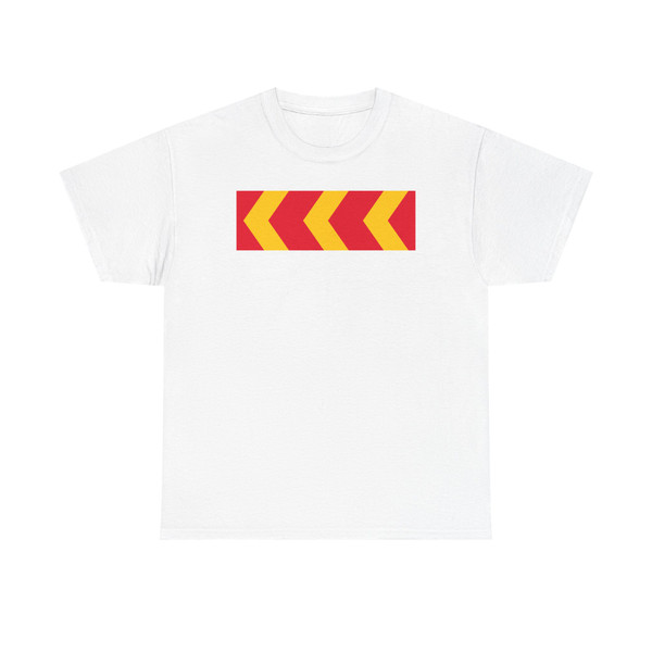 SE road sign X1 temporary 3 chevrons left (Sweden) (Road Sign) T-Shirt