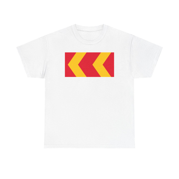 SE road sign X1 temporary 2 chevrons left (Sweden) (Road Sign) T-Shirt