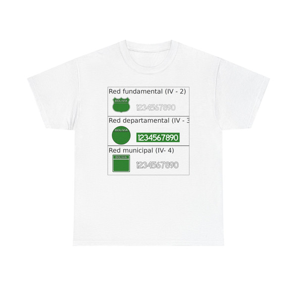 Schild BO Vorlage (Bolivia) (Road Sign) T-Shirt