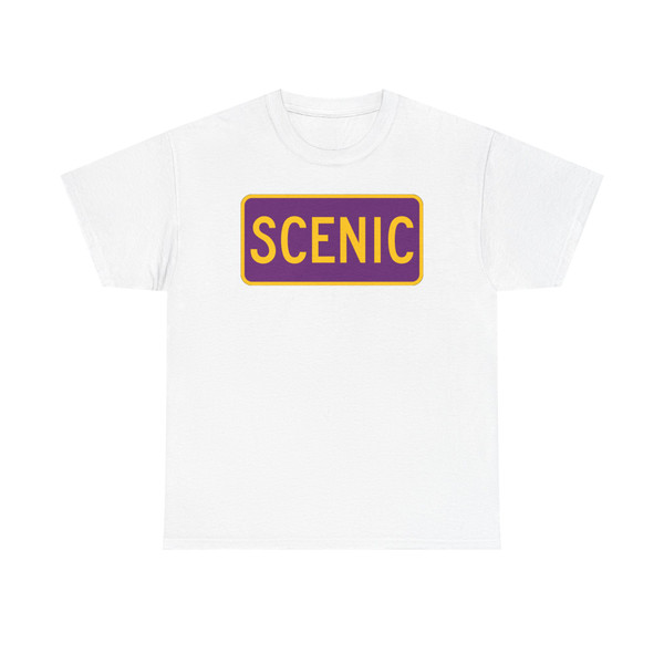 Scenic plate HCTRA (United States) (Road Sign) T-Shirt