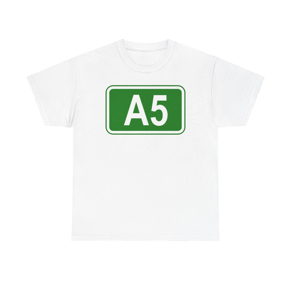 Tabliczka RO A5 (Romania) (Road Sign) T-Shirt