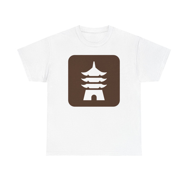 Taiwan road sign d0 pagoda (Taiwan) (Road Sign) T-Shirt