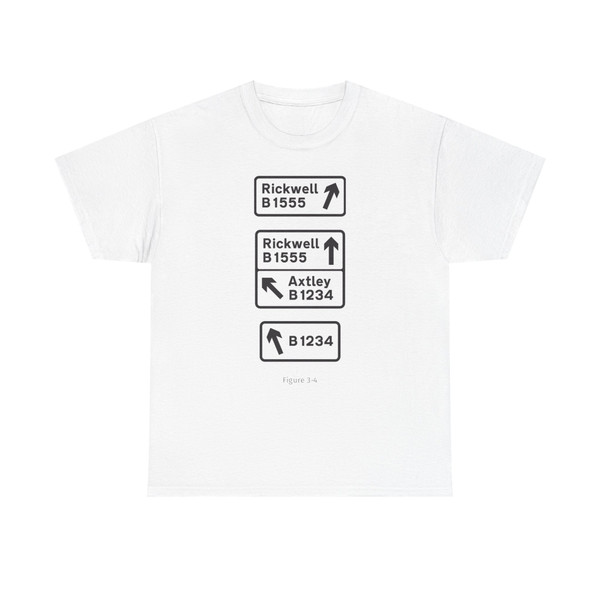 Traffic-signs-manual-chapter-7-2004-figure-3-04 (United Kingdom) (Road Sign) T-Shirt