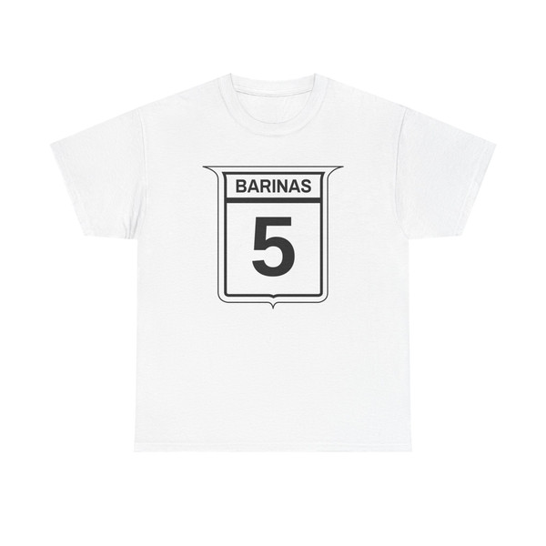 Troncal 5 de Barinas I3-2 (Venezuela) (Road Sign) T-Shirt