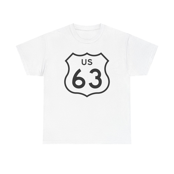 US 63 1961 cutout (United States) (Road Sign) T-Shirt
