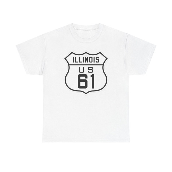 US 61 Illinois 1926 (Illinois) (Road Sign) T-Shirt