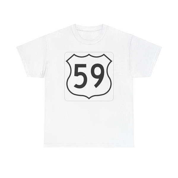 US 59 1948 (United States) (Road Sign) T-Shirt