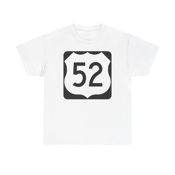 US 52 square (United States) (Road Sign) T-Shirt