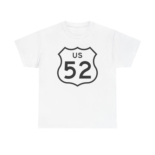 US 52 1961 cutout (United States) (Road Sign) T-Shirt
