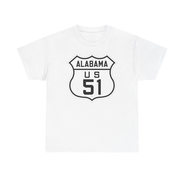 US 51 Alabama 1926 (Alabama) (Road Sign) T-Shirt