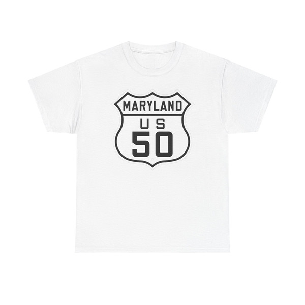 US 50 Maryland 1926 (Maryland) (Road Sign) T-Shirt