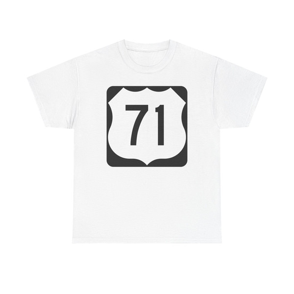 US 71 square (United States) (Road Sign) T-Shirt
