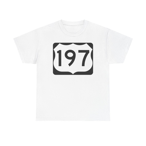 US 197 (United States) (Road Sign) T-Shirt