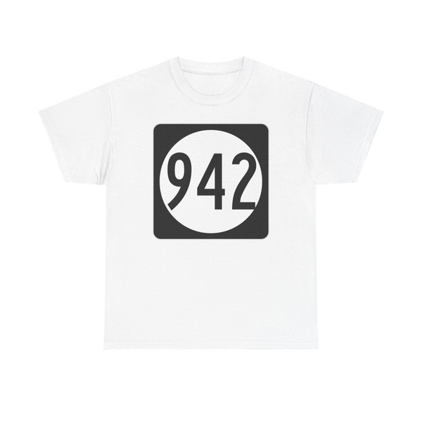 Iowa 942 (Iowa) (Road Sign) T-Shirt