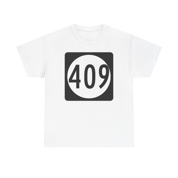 Iowa 409 (Iowa) (Road Sign) T-Shirt