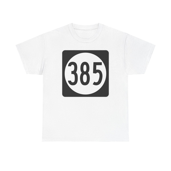 Iowa 385 (Iowa) (Road Sign) T-Shirt