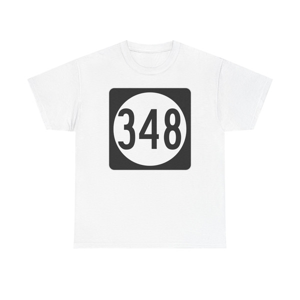 Iowa 348 (Iowa) (Road Sign) T-Shirt