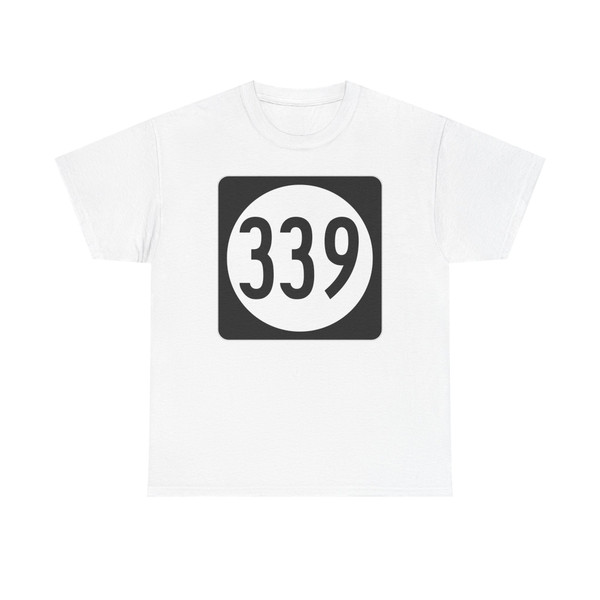 Iowa 339 (Iowa) (Road Sign) T-Shirt