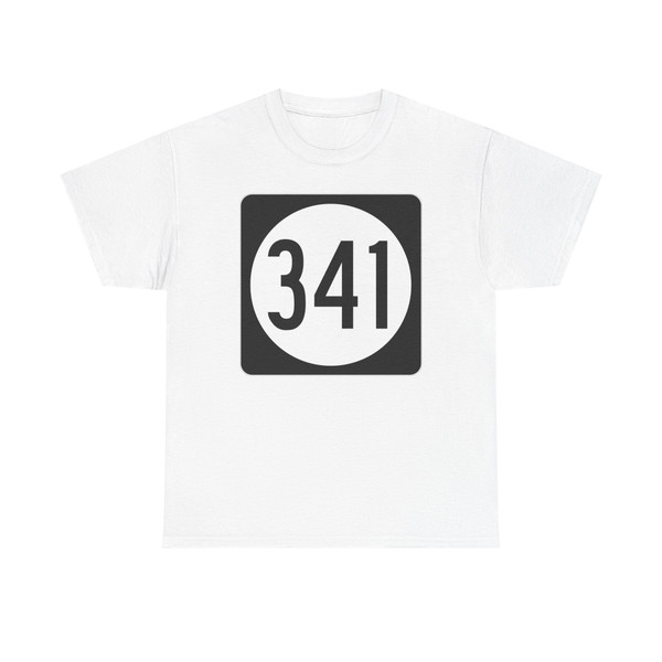 Iowa 341 (Iowa) (Road Sign) T-Shirt
