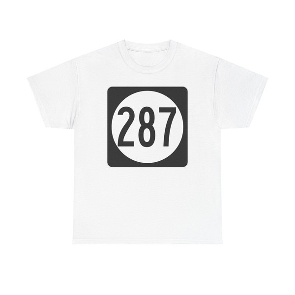 Iowa 287 (Iowa) (Road Sign) T-Shirt