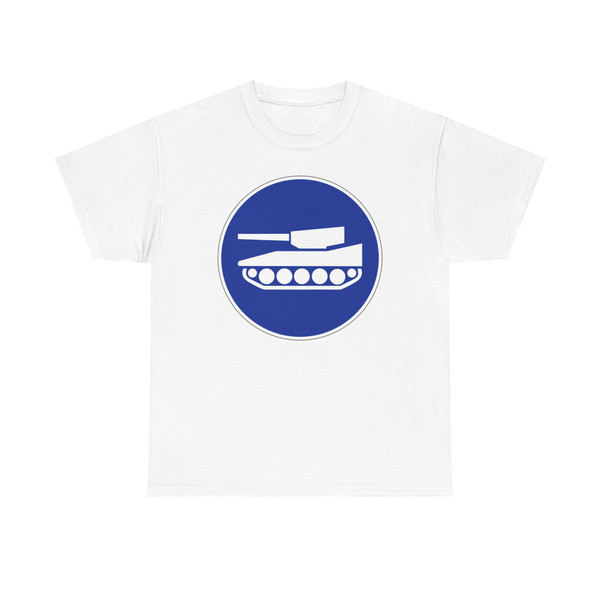 Zeichen Panzerstraße (Germany) (Road Sign) T-Shirt