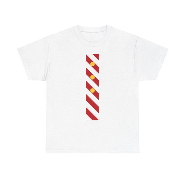 Zeichen 605-22 - Warnlichtbake Aufstellung links 2500x500 StVO 1992 (Germany) (Road Sign) T-Shirt