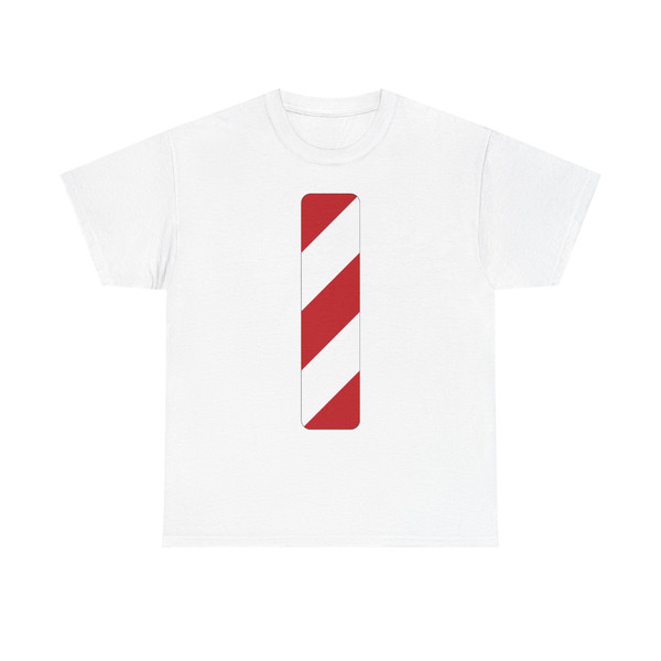 Zeichen 605-10 - Leitbake Aufstellung rechts 1000x250 StVO 1992 (Germany) (Road Sign) T-Shirt