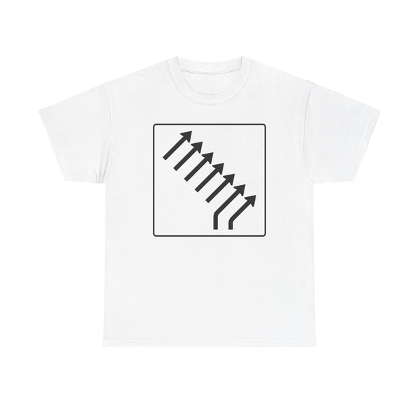 Zeichen 551-29 Zusammenführungstafel - an einmündender Strecke (Germany) (Road Sign) T-Shirt