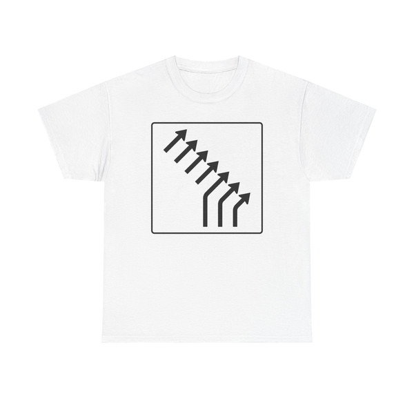 Zeichen 551-27 Zusammenführungstafel - an einmündender Strecke (Germany) (Road Sign) T-Shirt
