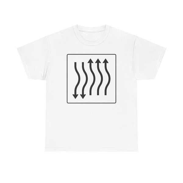 Zeichen 514-25 Verschwenkungstafel kurze Verschwenkung - mit Gegenverkehr (Germany) (Road Sign) T-Shirt