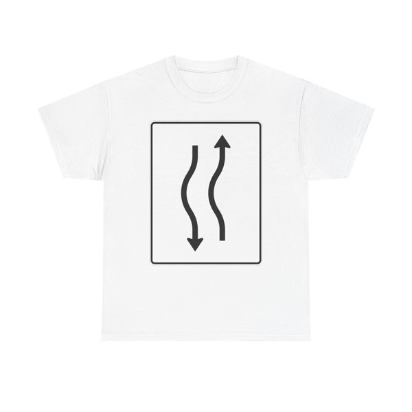 Zeichen 514-10 (Germany) (Road Sign) T-Shirt