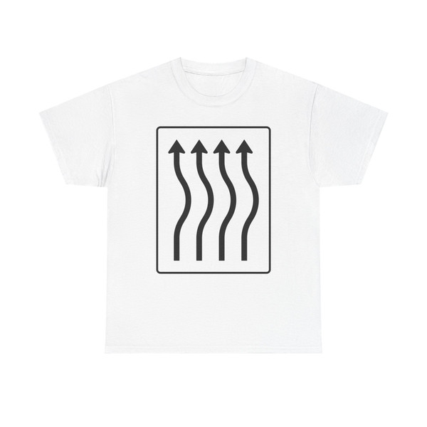 Zeichen 513-23 Verschwenkungstafel kurze Verschwenkung - ohne Gegenverkehr (Germany) (Road Sign) T-Shirt