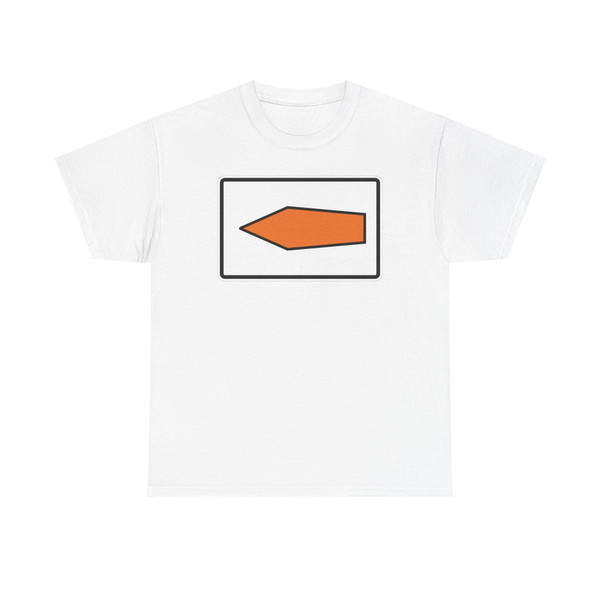 Zeichen 467.1-10 - Umlenkungspfeil Streckenempfehlung linksweisend StVO 2013 (Germany) (Road Sign) T-Shirt