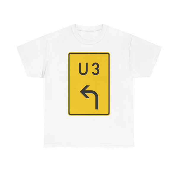 Zeichen 455-10 - Nummerierte Umleitung linksweisend StVO 1992 (Germany) (Road Sign) T-Shirt