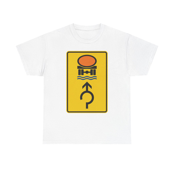 Zeichen 442-32 Vorwegweiser für bestimmte Verkehrsarten im Kreisverkehr (Germany) (Road Sign) T-Shirt