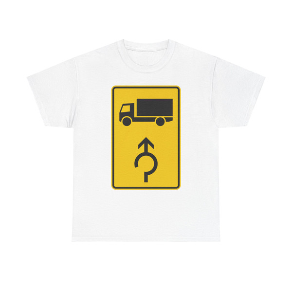 Zeichen 442-30 Vorwegweiser für bestimmte Verkehrsarten im Kreisverkehr (Germany) (Road Sign) T-Shirt