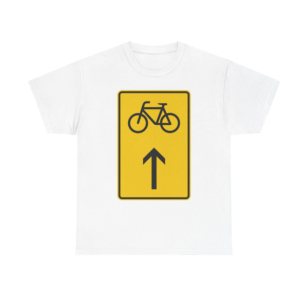 Zeichen 442-30 - Vorwegweiser für Fahrradfahrer geradeausweisend StVO 1992 (Germany) (Road Sign) T-Shirt