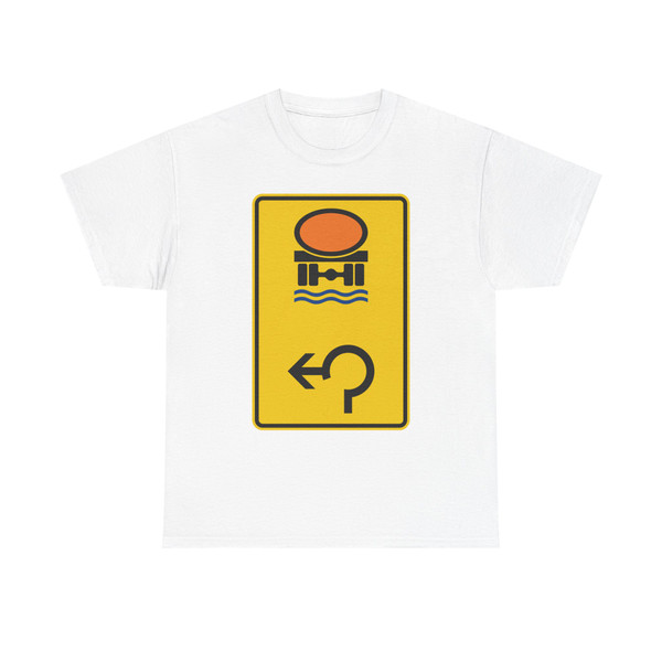Zeichen 442-16 Vorwegweiser für bestimmte Verkehrsarten im Kreisverkehr (Germany) (Road Sign) T-Shirt