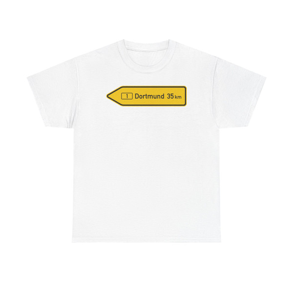 Zeichen 415-10 - Wegweiser auf Bundesstraßen linksweisend einzeilig StVO 1992 (Germany) (Road Sign) T-Shirt