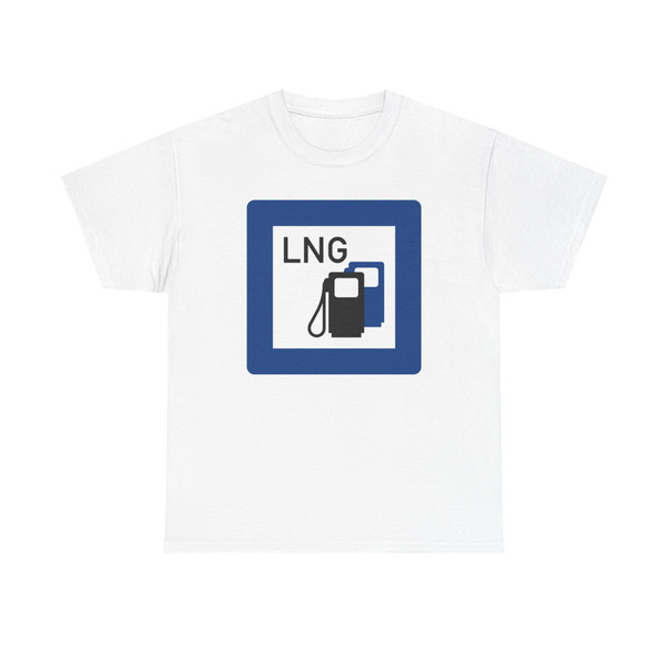 Zeichen 365-69 Tankstelle mit Flüssigerdgas (Germany) (Road Sign) T-Shirt