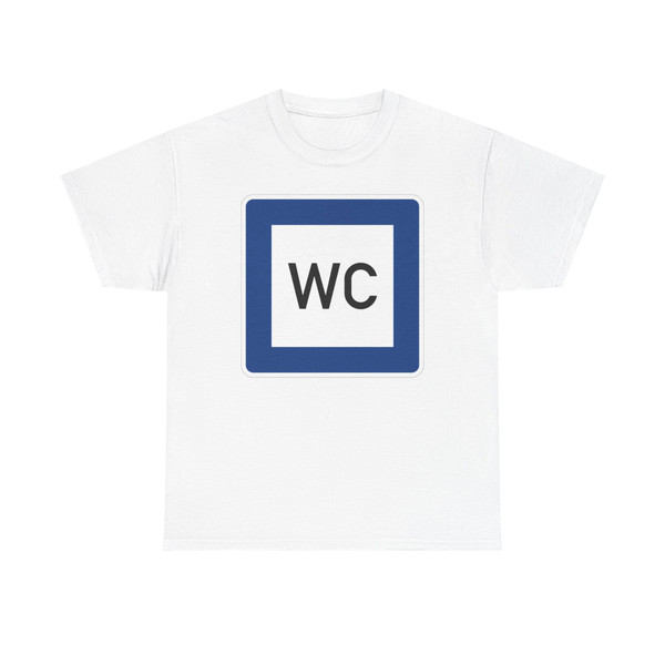 Zeichen 365-58 - Toilette 600x600 StVO 2013 (Germany) (Road Sign) T-Shirt