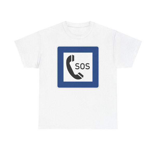 Zeichen 365-51 - Notrufsäule StVO 2006 (Germany) (Road Sign) T-Shirt