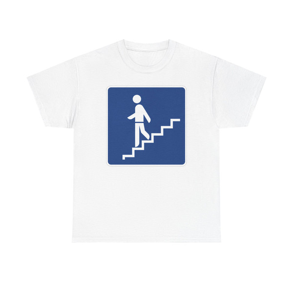 Zeichen 355-10 - Fußgängerunterführung einseitig StVO 1992 (Germany) (Road Sign) T-Shirt