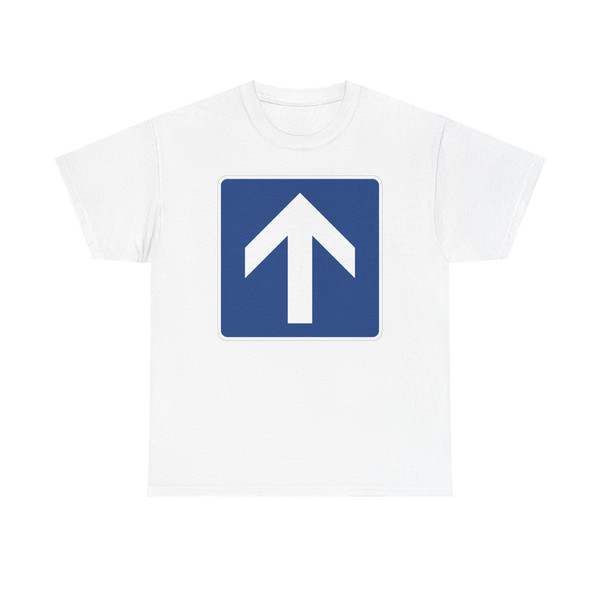 Zeichen 353 - Einbahnstraße 600x600 StVO 1992 (Germany) (Road Sign) T-Shirt