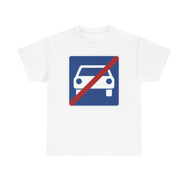 Zeichen 331.2 - Ende der Kraftfahrstraße StVO 2013 (Germany) (Road Sign) T-Shirt