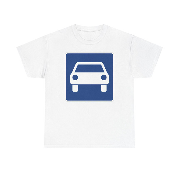 Zeichen 331 - Kraftfahrstraße 600x600 StVO 1992 (Germany) (Road Sign) T-Shirt