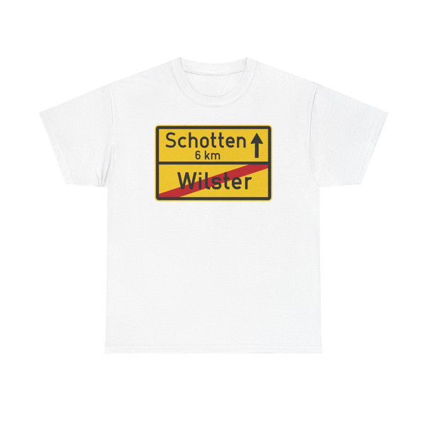 Zeichen 311 - Ortstafel Rückseite StVO 1976 (Germany) (Road Sign) T-Shirt