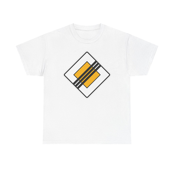 Zeichen 307 - Ende der Vorfahrtstraße StVO 1981 (Germany) (Road Sign) T-Shirt