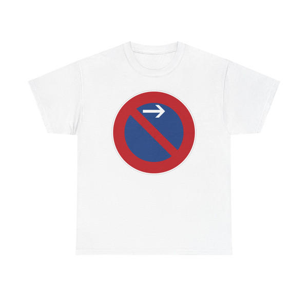 Zeichen 286-21 - Eingeschränktes Halteverbot Anfang Aufstellung links StVO 2017 (Germany) (Road Sign) T-Shirt