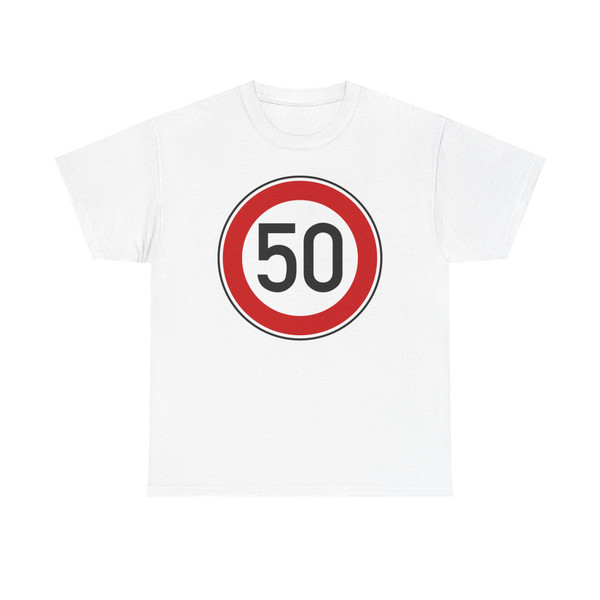 Zeichen 274-55 (Germany) (Road Sign) T-Shirt